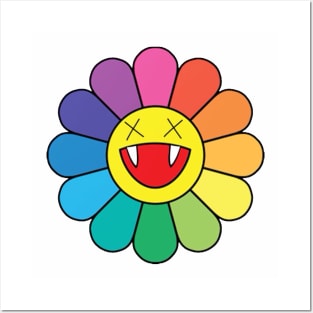 Murakami flower Posters and Art